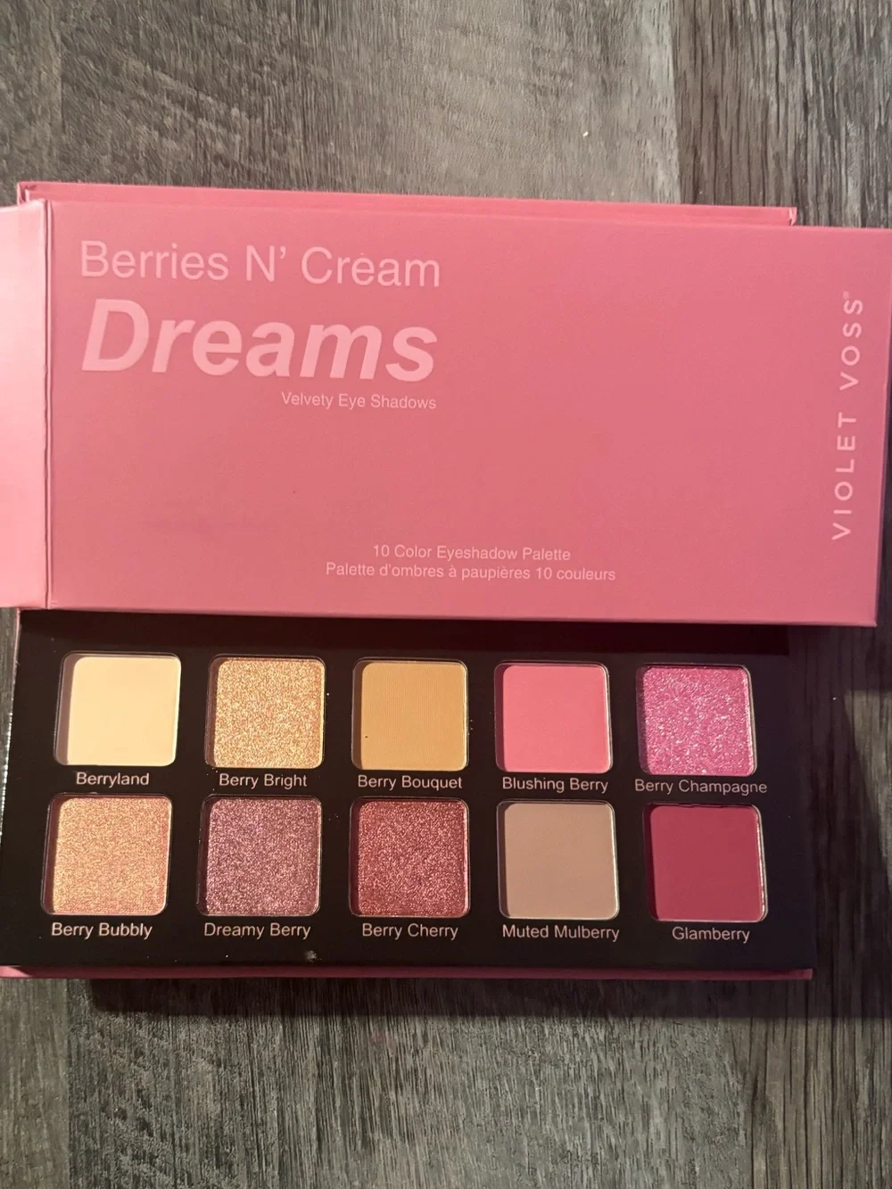 Violet Voss Berries N Cream Dreams Eyeshadow Palette NEW